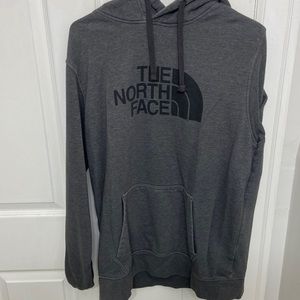 North face large grey sweatshirt men